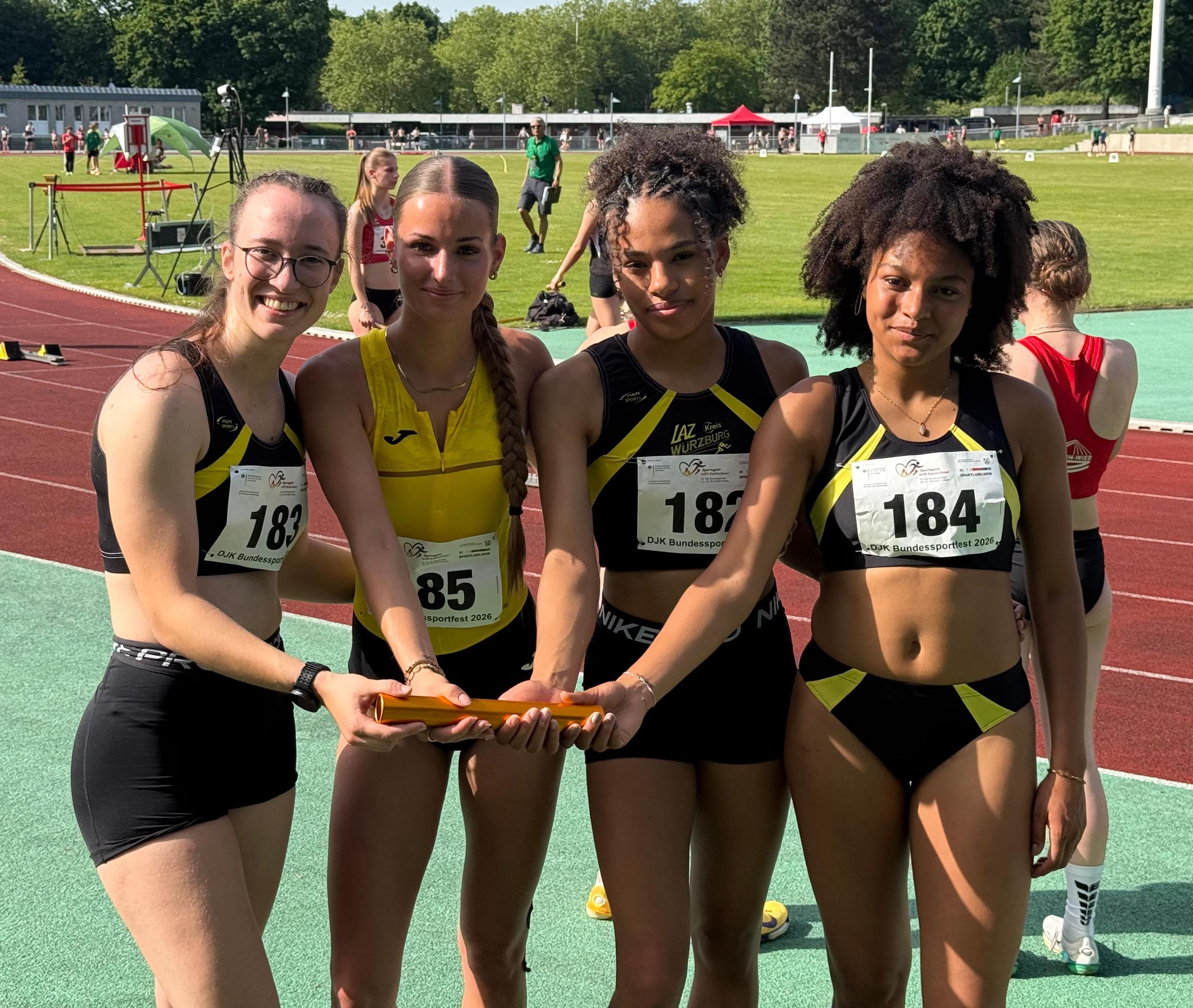 Frauenstaffel beim Bundessportfest